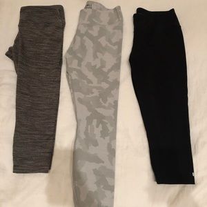 nobull blk crop leggings high rise crop